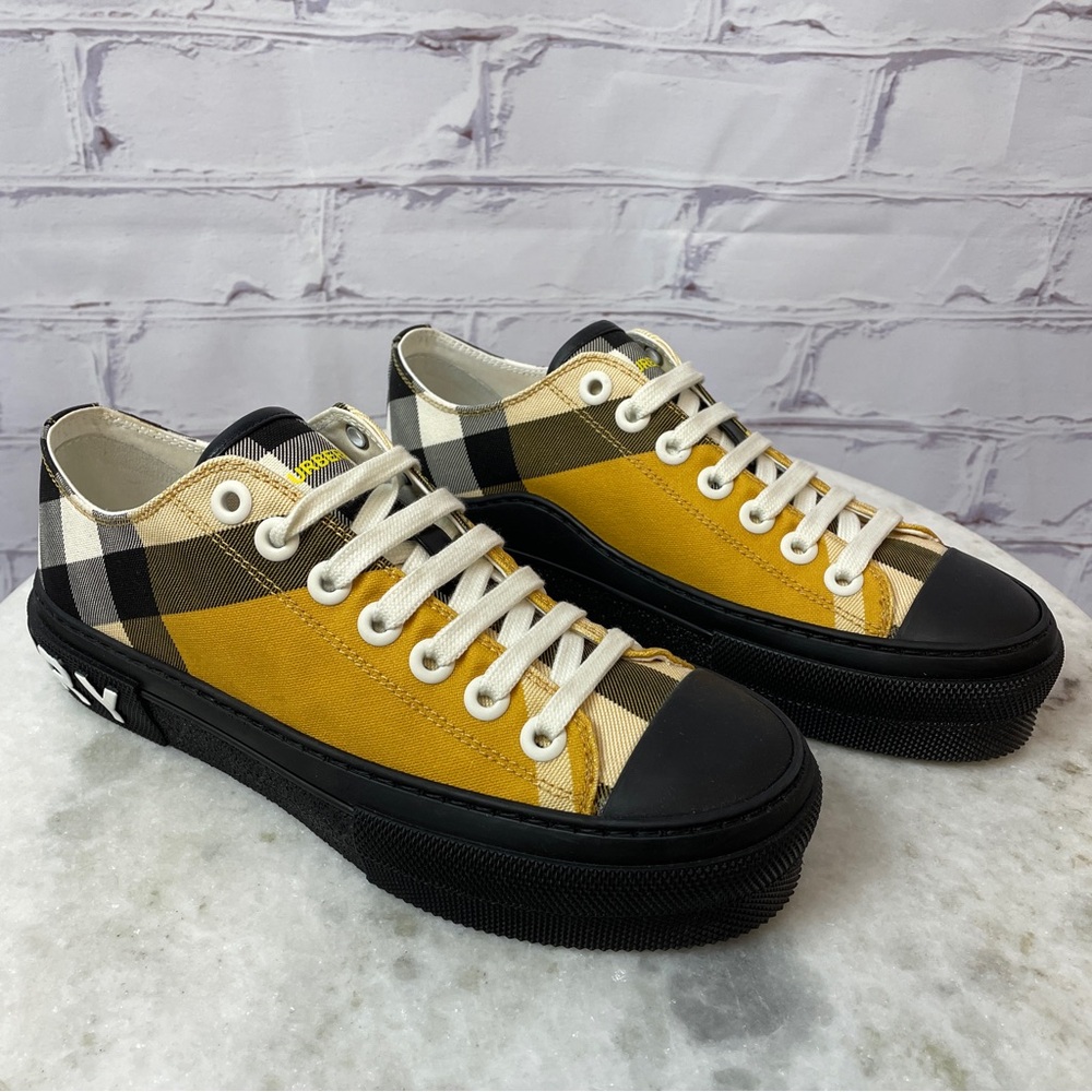 Burberry Yellow Plaid Sneaker